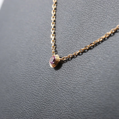 Cartier D'Amour Pink Sapphire Necklace 750(YG) 2.9g PZ7522