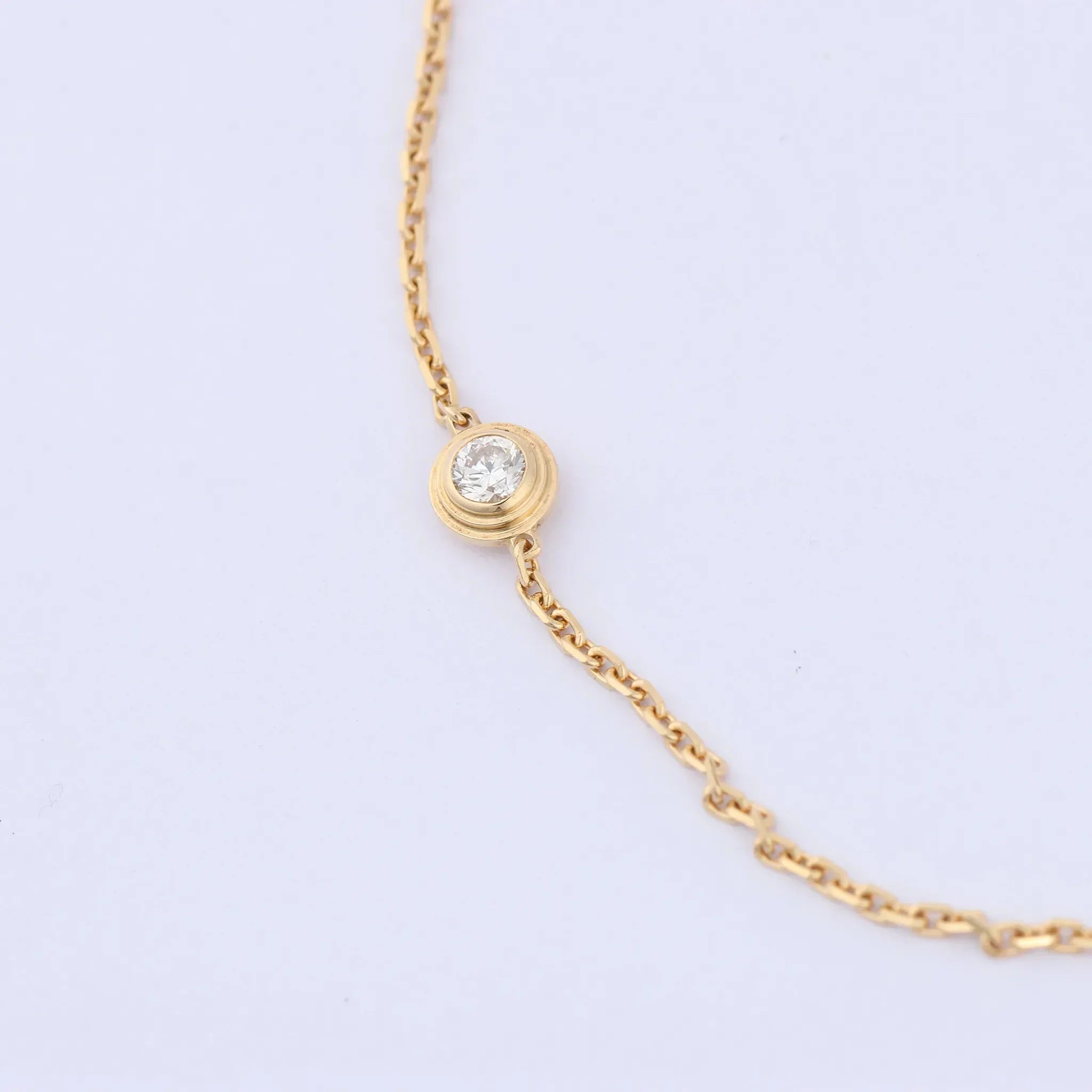 Cartier D'amour XS diamond Bracelet 750(YG) 1.4g QQC093 CRB6045617