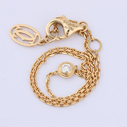 Cartier D'amour XS diamond Bracelet 750(YG) 1.4g QQC093 CRB6045617