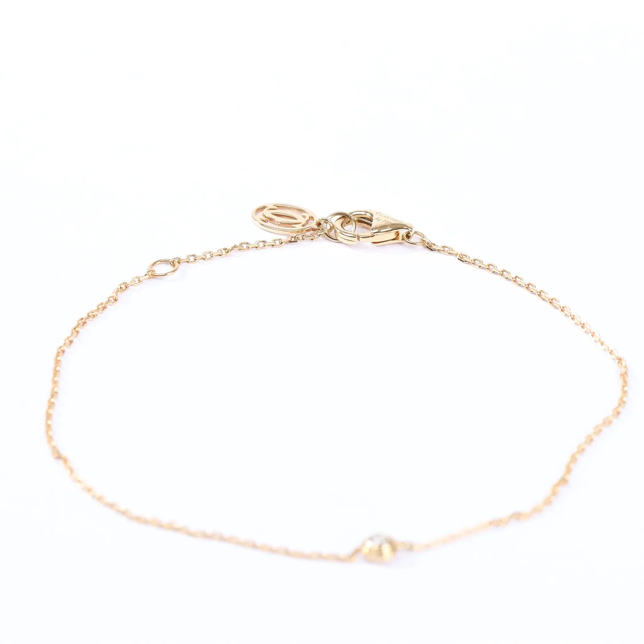 Cartier D'amour XS diamond Bracelet 750(YG) 1.4g QQC093 CRB6045617