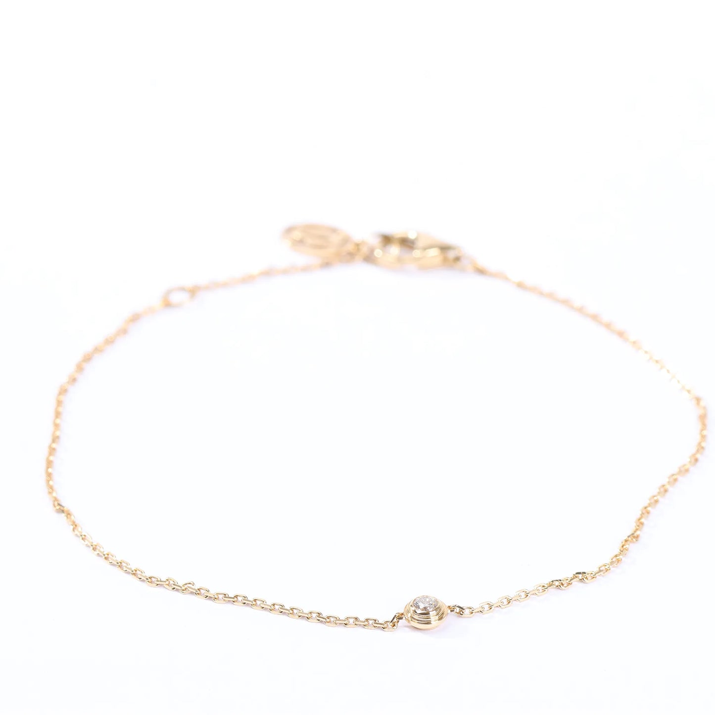 Cartier D'amour XS diamond Bracelet 750(YG) 1.4g QQC093 CRB6045617