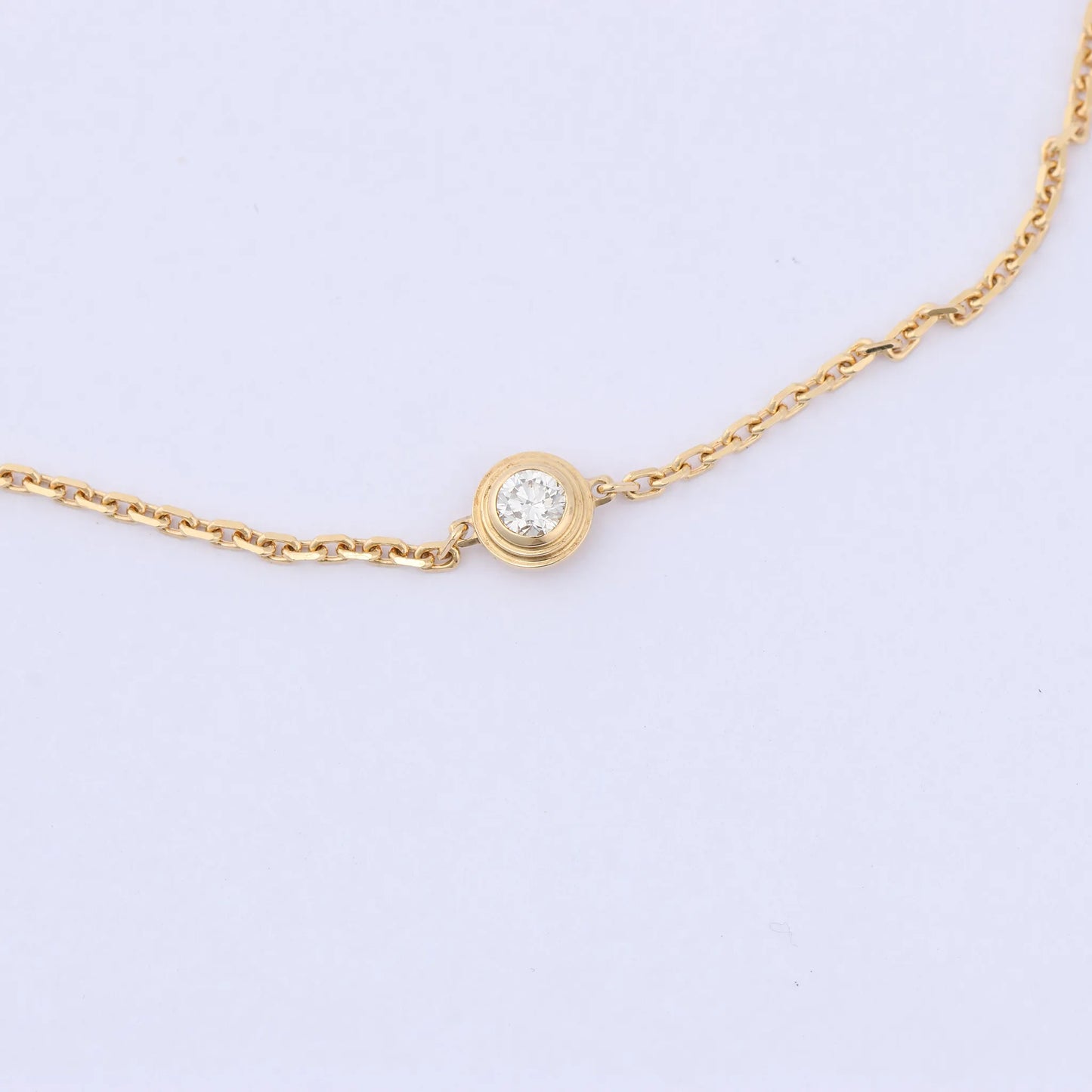 Cartier D'amour XS diamond Bracelet 750(YG) 1.4g QQC093 CRB6045617