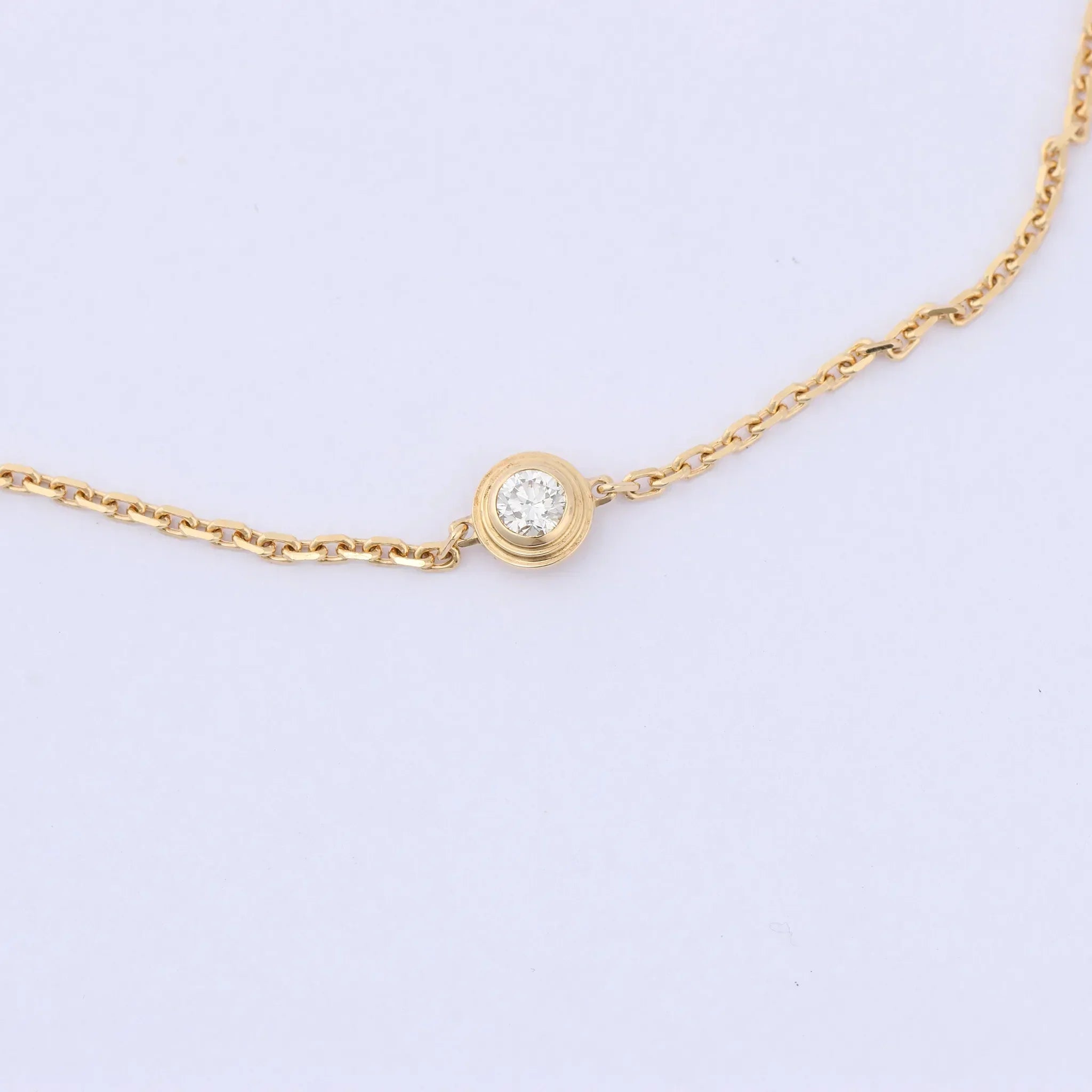 Cartier D'amour XS diamond Bracelet 750(YG) 1.4g QQC093 CRB6045617