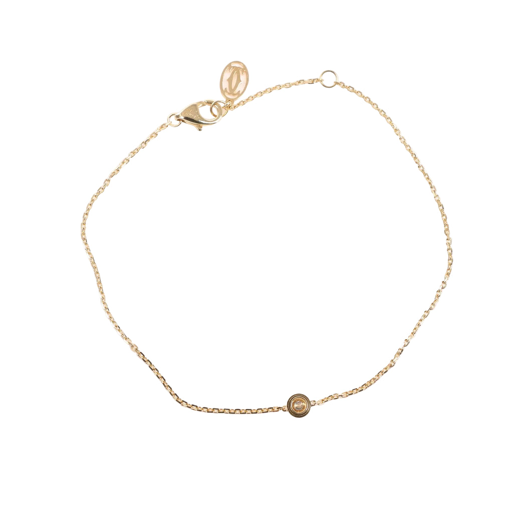 Cartier D'amour XS diamond Bracelet 750(YG) 1.4g XWG487