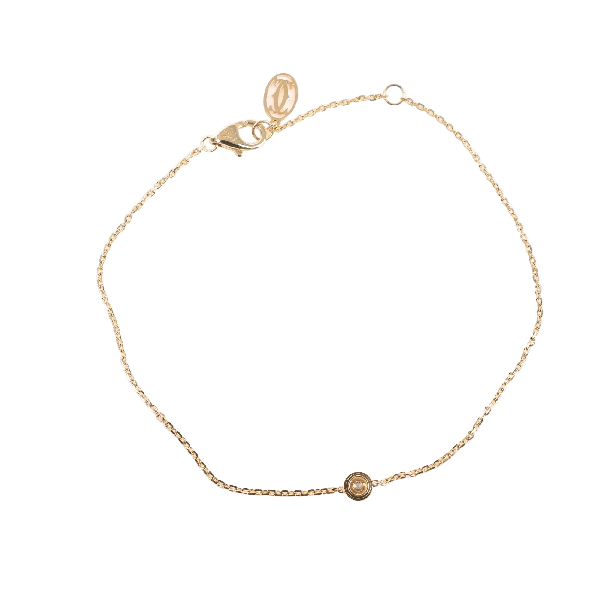 Cartier D'amour XS diamond Bracelet 750(YG) 1.4g XWG487