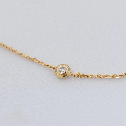 Pulsera Cartier D'Amour XS con diamantes 750 (oro amarillo) 1,4 g XWG487