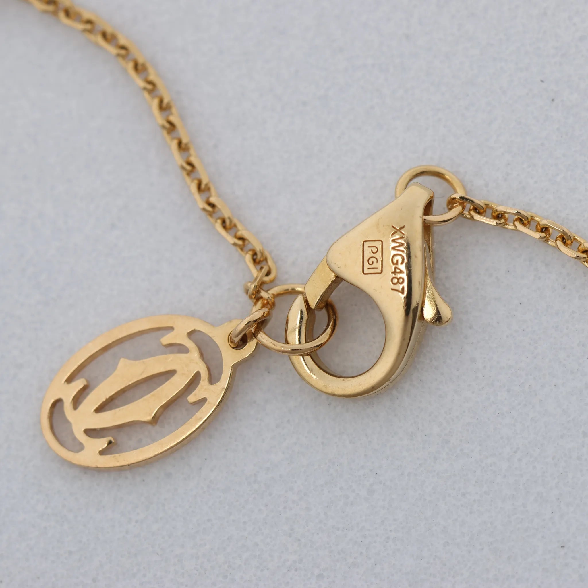 Cartier D'amour XS diamond Bracelet 750(YG) 1.4g XWG487