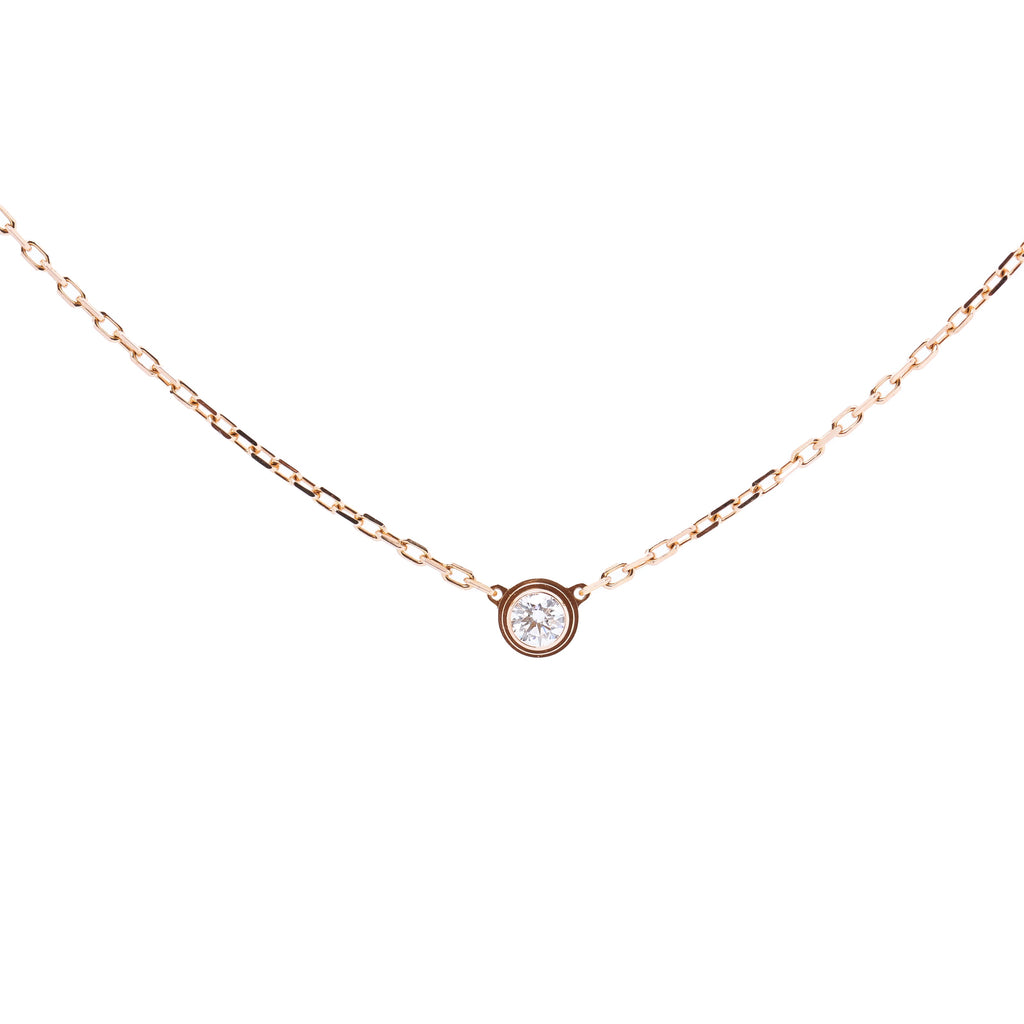 Cartier Damenuhr SM diamond Necklace 750(PG) 2.7g CRB7215700