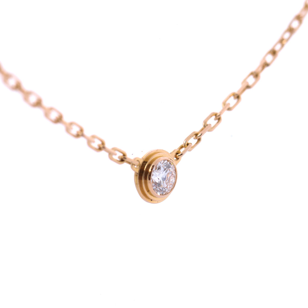 Cartier Damenuhr SM diamond Necklace 750(PG) 2.7g CRB7215700