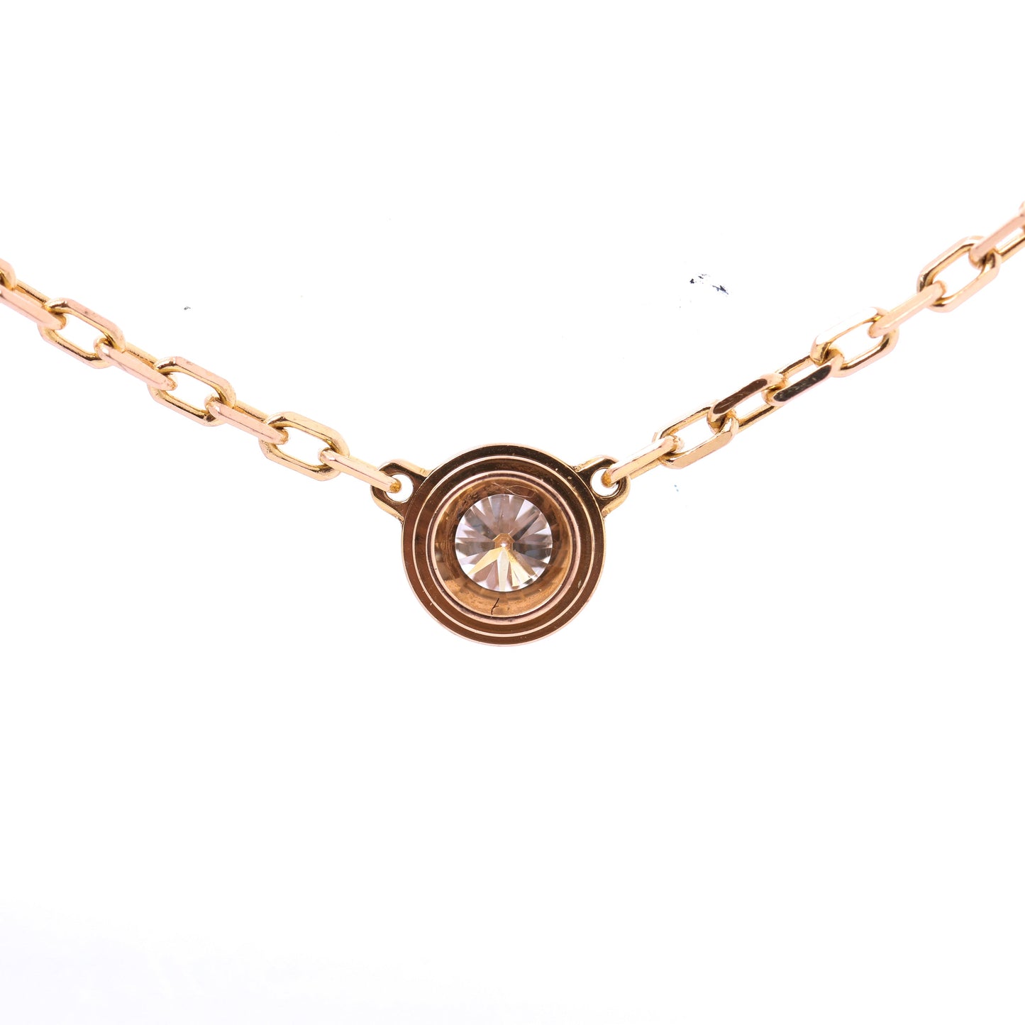 Cartier Damenuhr SM Diamanthalskette 750(PG) 2,7g CRB7215700