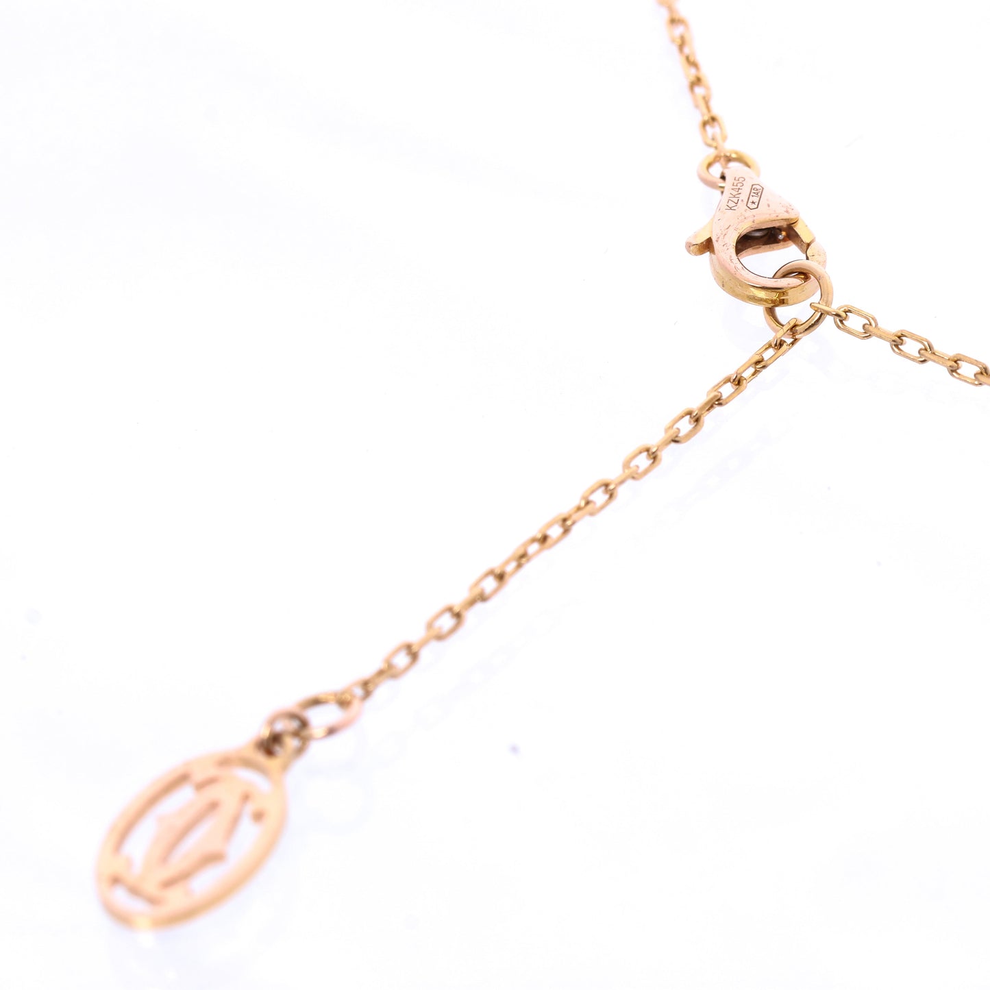 Cartier Damenuhr SM Diamanthalskette 750(PG) 2,7g CRB7215700