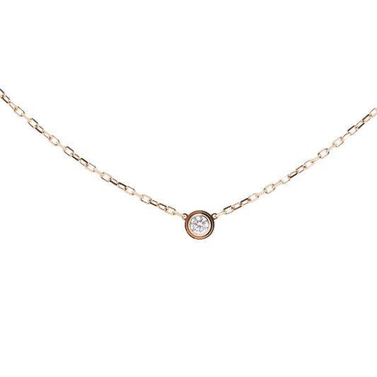 Collier diamant Cartier Damenuhr SM 750 (YG) 2,7 g