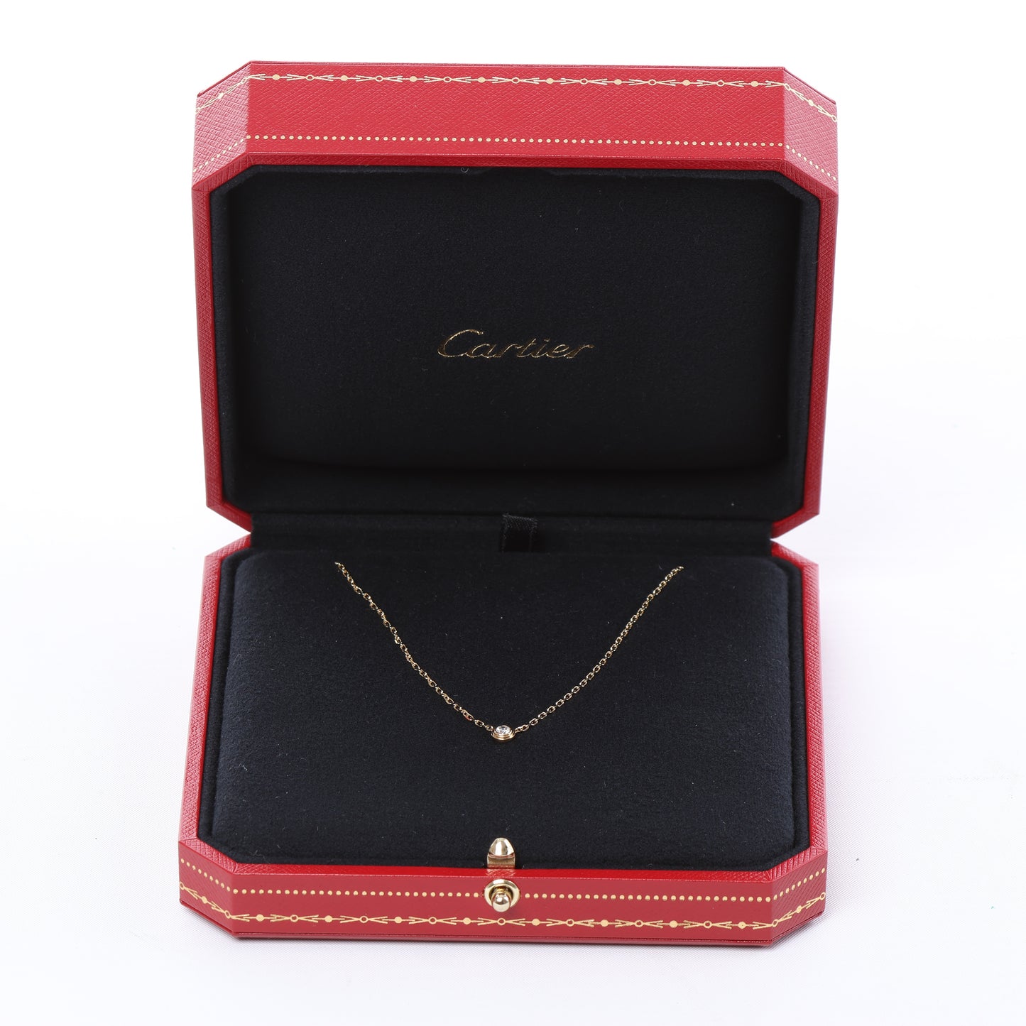 Collier diamant Cartier Damenuhr SM 750 (YG) 2,7 g
