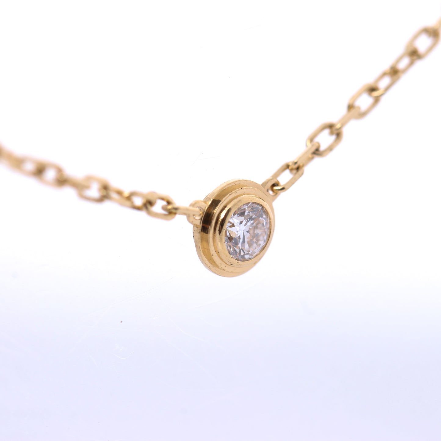Collier diamant Cartier Damenuhr SM 750 (YG) 2,7 g