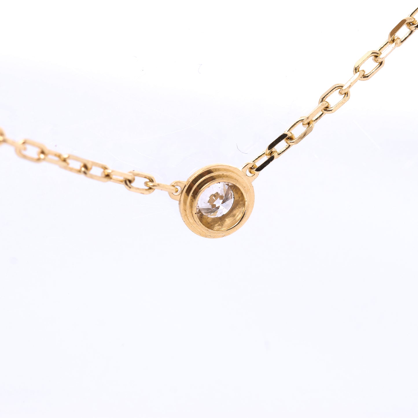 Collier diamant Cartier Damenuhr SM 750 (YG) 2,7 g