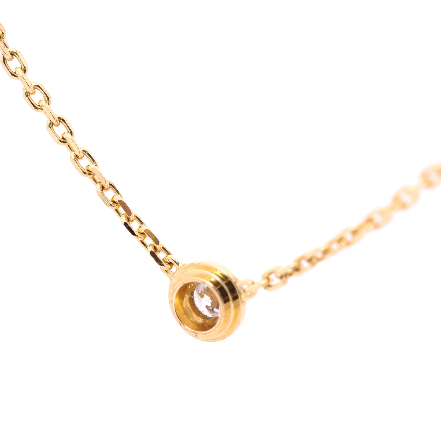 Cartier Damenuhr XS Collier Diamant 750(YG) 2.2g