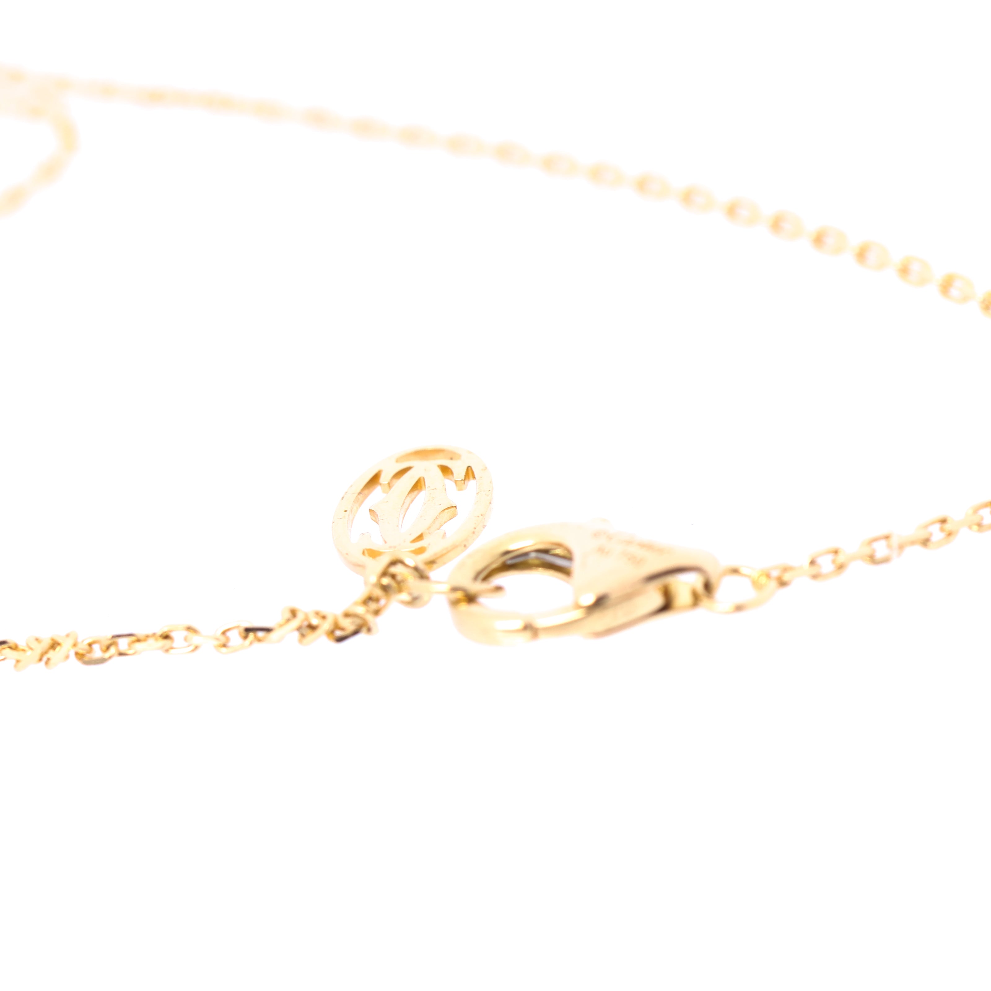 Cartier Damenuhr XS Diamond Necklace 750(YG) 2.2g
