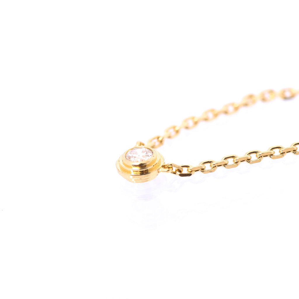 Cartier Damenuhr XS Diamond Necklace 750(YG) 2.2g