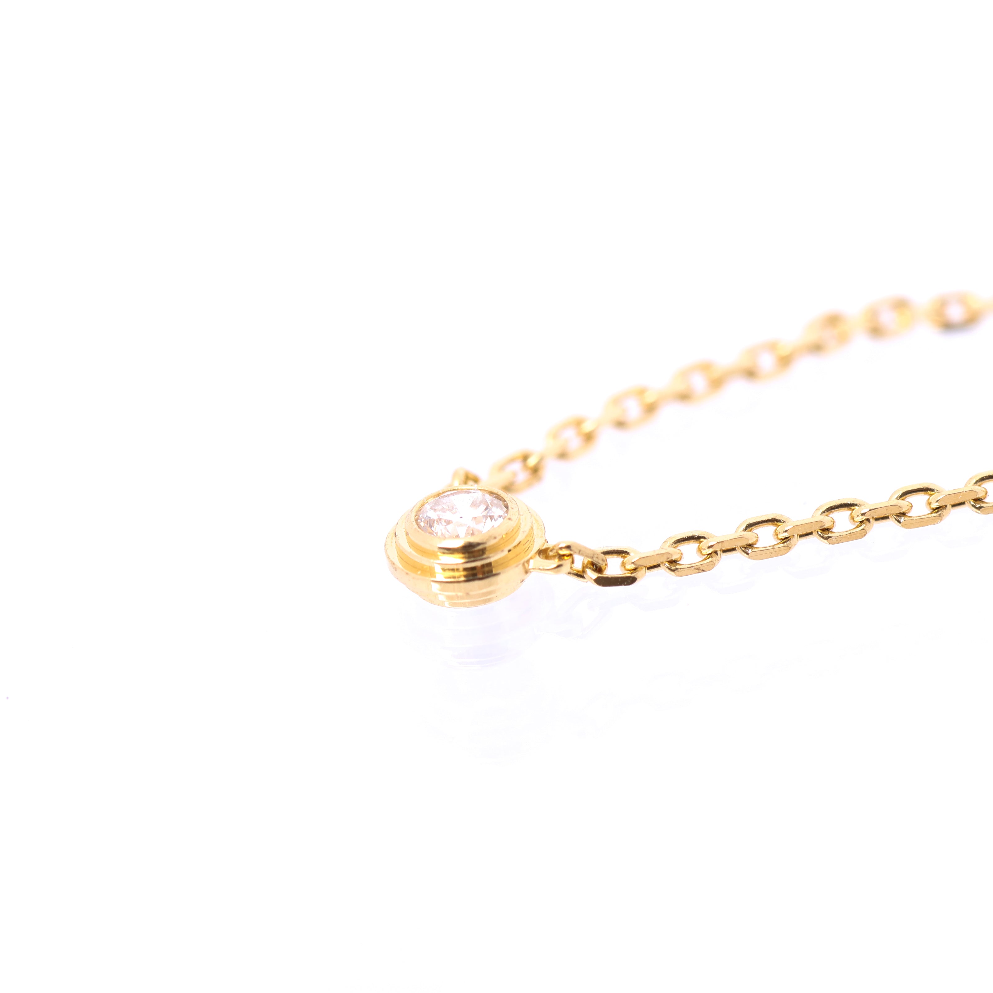 Cartier Damenuhr XS Diamond Necklace 750(YG) 2.2g
