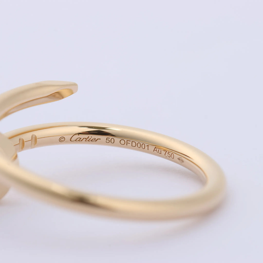Cartier Juste un Clou SM Ring 750(YG) 3.5g 50 OFD001