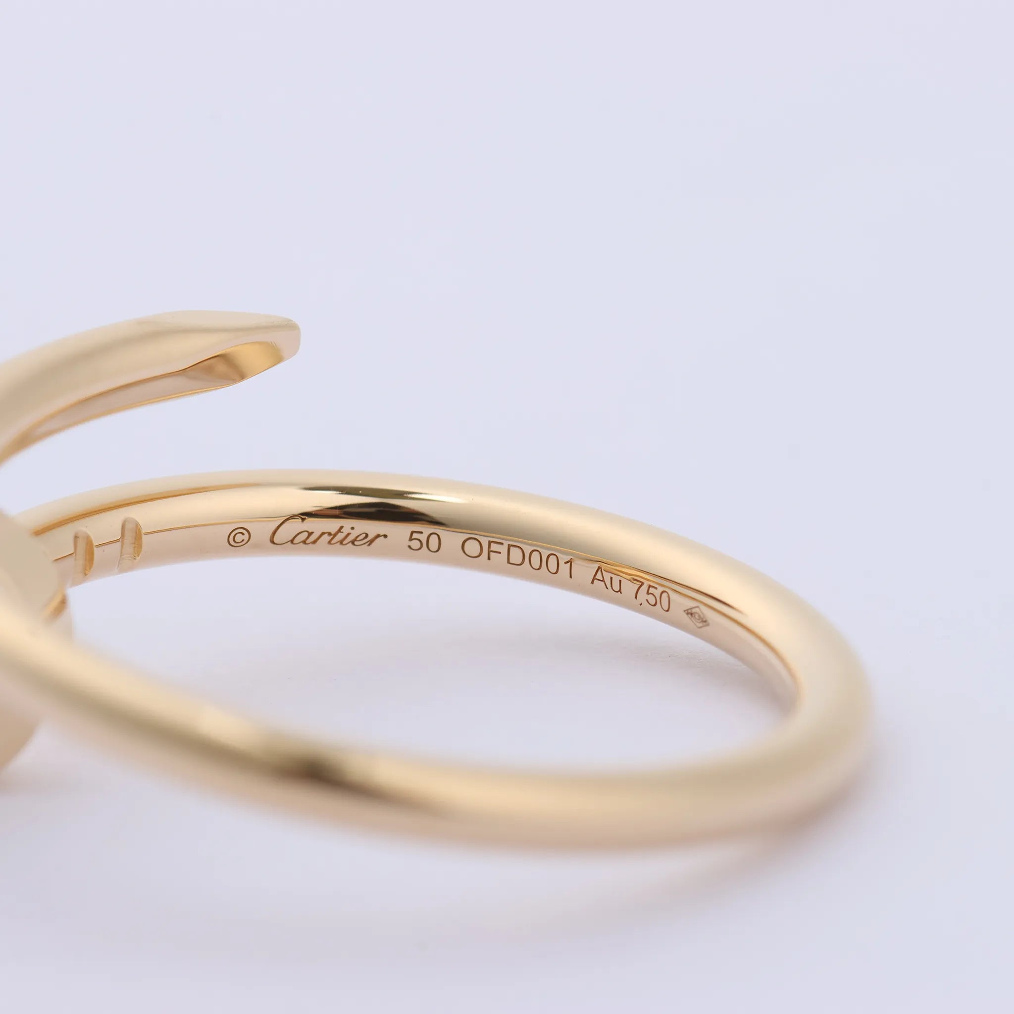 Cartier Juste un Clou SM Ring 750(YG) 3.5g 50 OFD001
