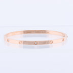 Cartier Love SM Half Diamond Bracelet 750(PG) 18.6g 17