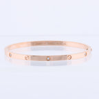 Cartier Love SM Half Diamond Bracelet 750(PG) 18.6g 17