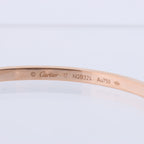 Cartier Love SM Half Diamond Bracelet 750(PG) 18.6g 17