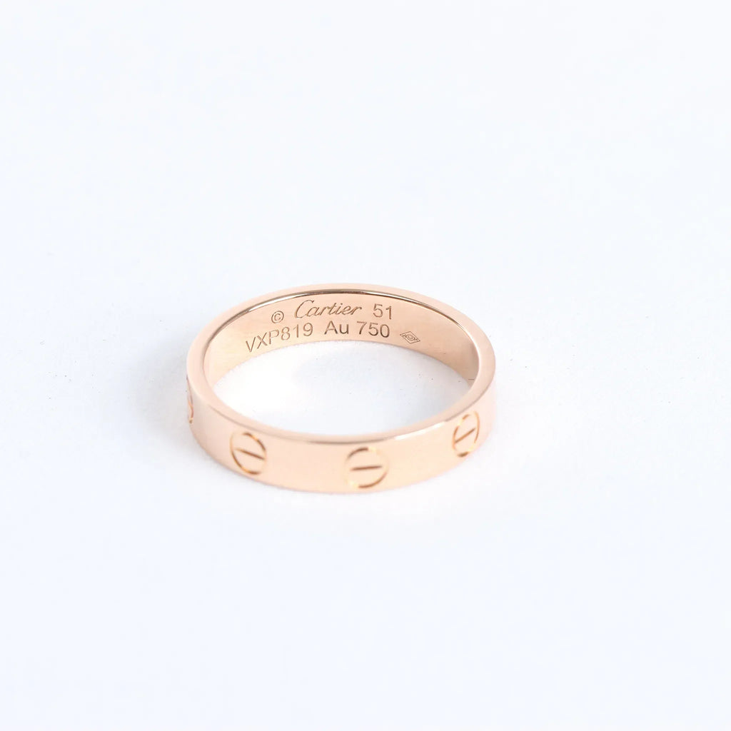 Cartier Mini Love Ring 750(YG) 3.1g 51 VXP819