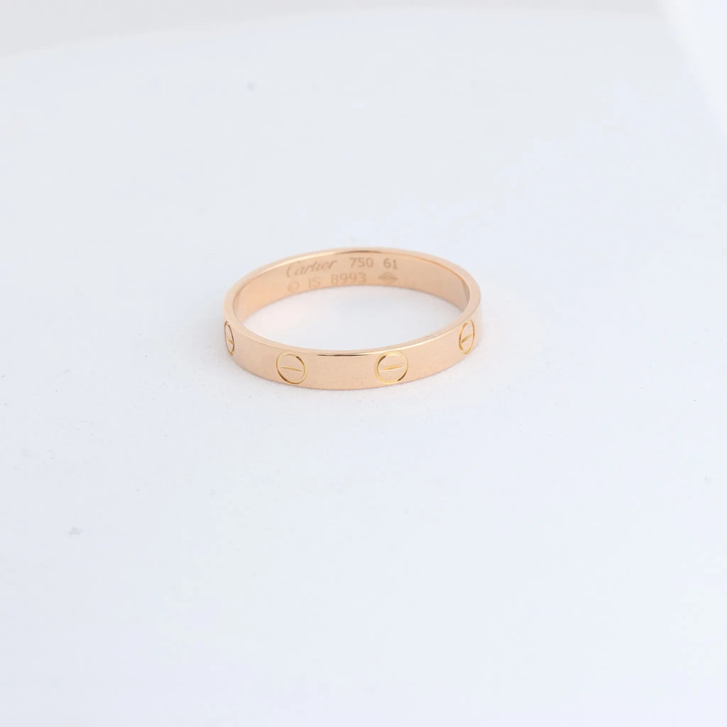 Cartier Mini Love Ring 750(YG) 3.1g 61 IS8993