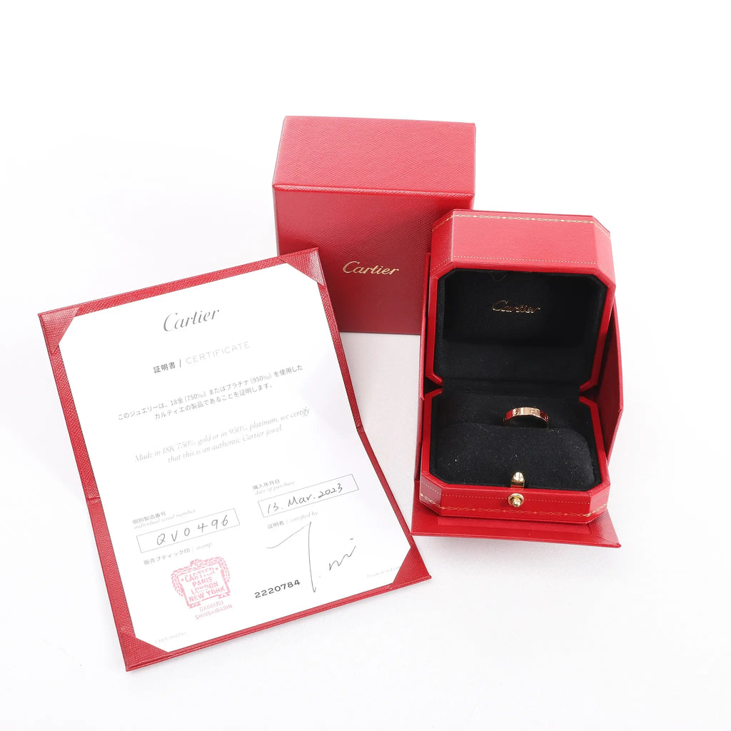 Cartier Mini Love Ring 750(PG) 3.2g 51 QVO496