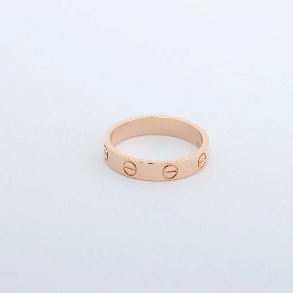 Cartier Mini Love Ring 750(PG) 3.2g 51 QVO496