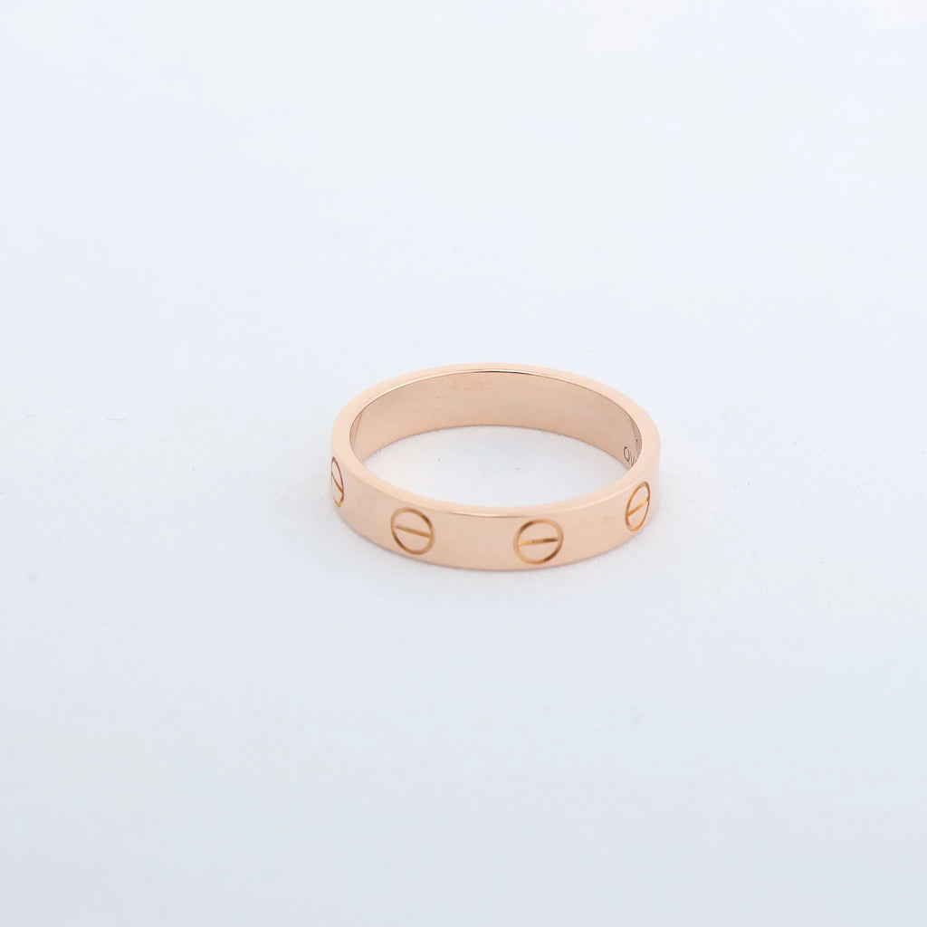 Cartier Mini Love Ring 750(PG) 3.2g 51 QVO496