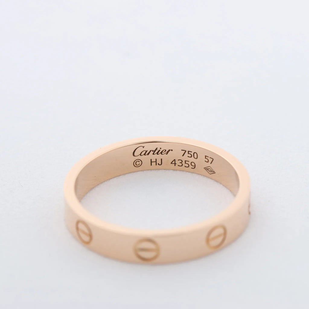 Cartier Mini Love Ring 750(PG) 4.7g 57 HJ4359
