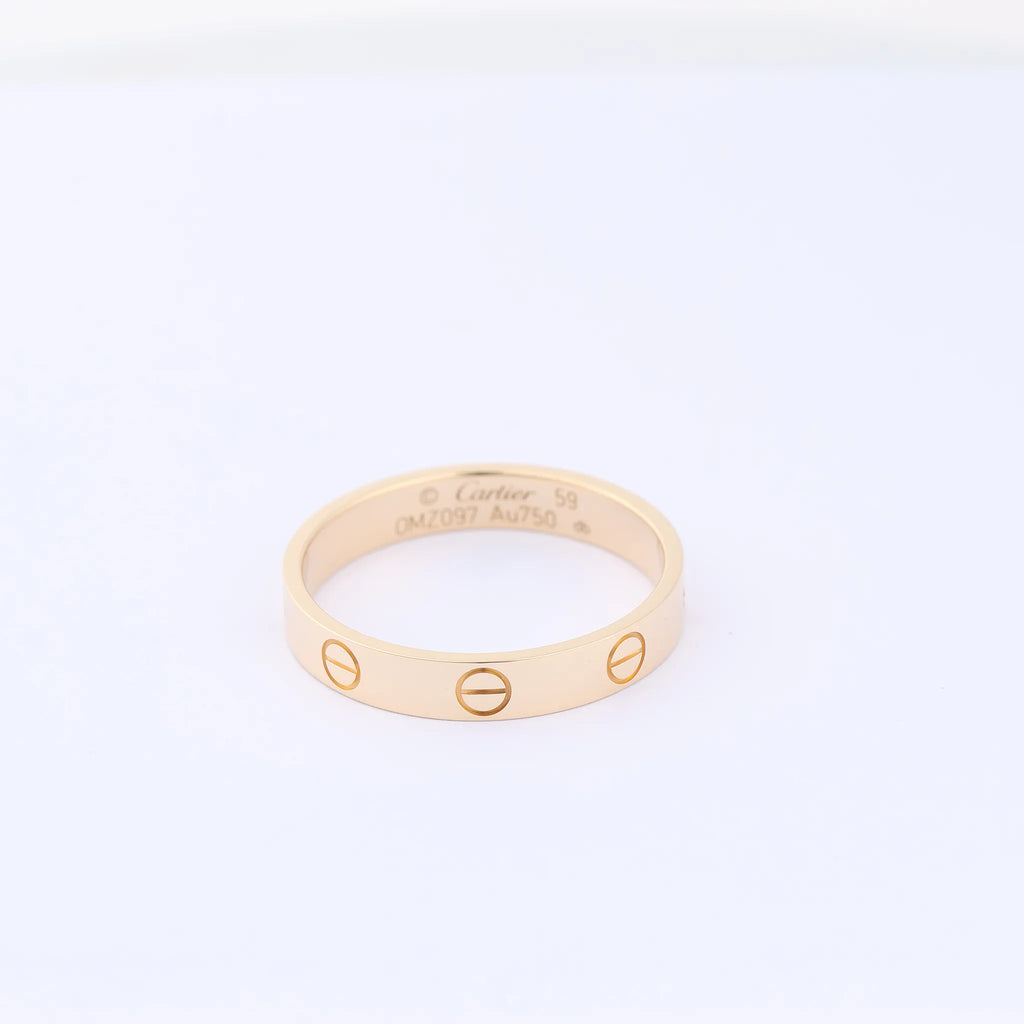Cartier Mini Love Ring 750(YG) 3.7g 59 OMZ097