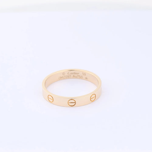 Anillo Cartier Mini Love 750 (YG) 3,7 g 59 OMZ097
