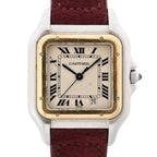 Cartier Panthère W25028B6 187949007444 SS×YG QZ Watch with Beige Dial