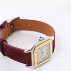 Cartier Panthère W25028B6 187949007444 SS×YG QZ Watch with Beige Dial