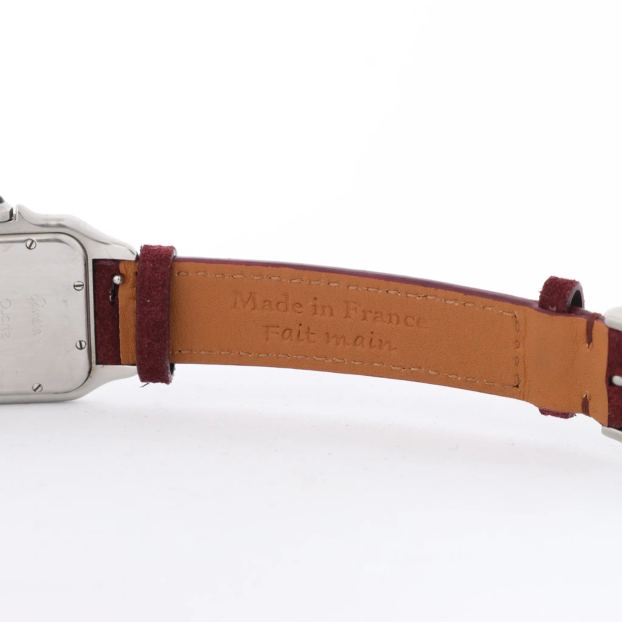 Cartier Panthère W25028B6 187949007444 SS×YG QZ Watch with Beige Dial