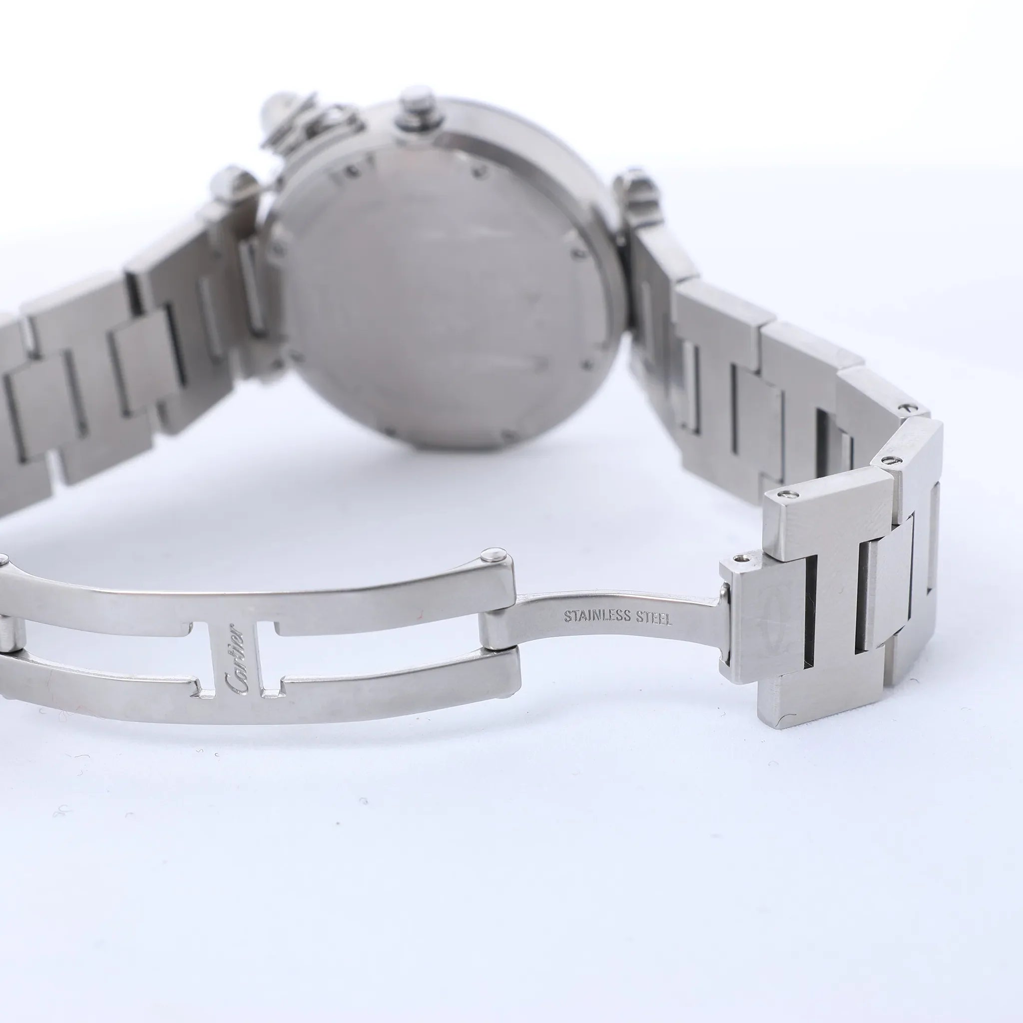 CARTIER Pasha C Meridian W31049M7 2550300244PB SS AT Watch with Black Dial