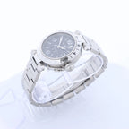 CARTIER Pasha C Meridian W31049M7 2550300244PB SS AT Watch with Black Dial