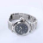 CARTIER Pasha C Meridian W31049M7 2550300244PB SS AT Watch with Black Dial