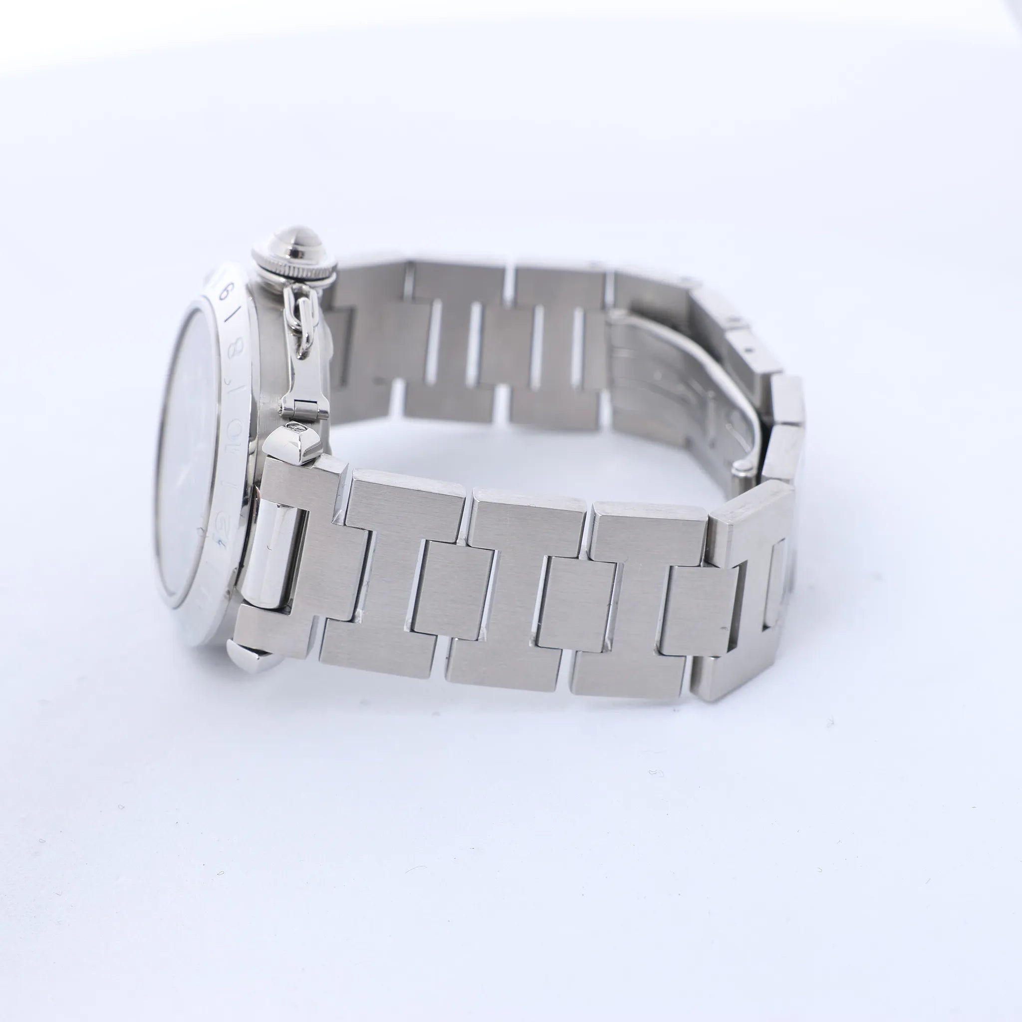 CARTIER Pasha C Meridian W31049M7 2550300244PB SS AT Watch with Black Dial