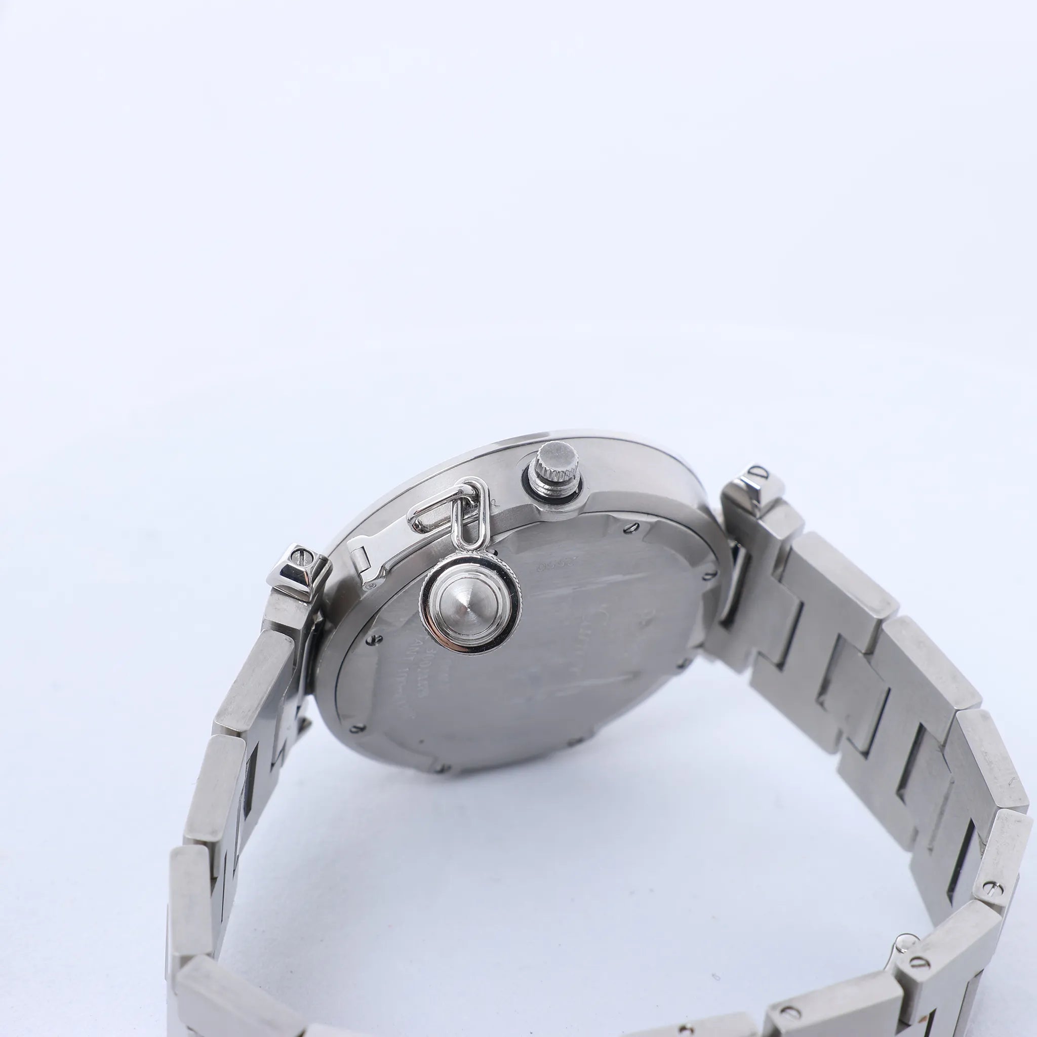 CARTIER Pasha C Meridian W31049M7 2550300244PB SS AT Watch with Black Dial