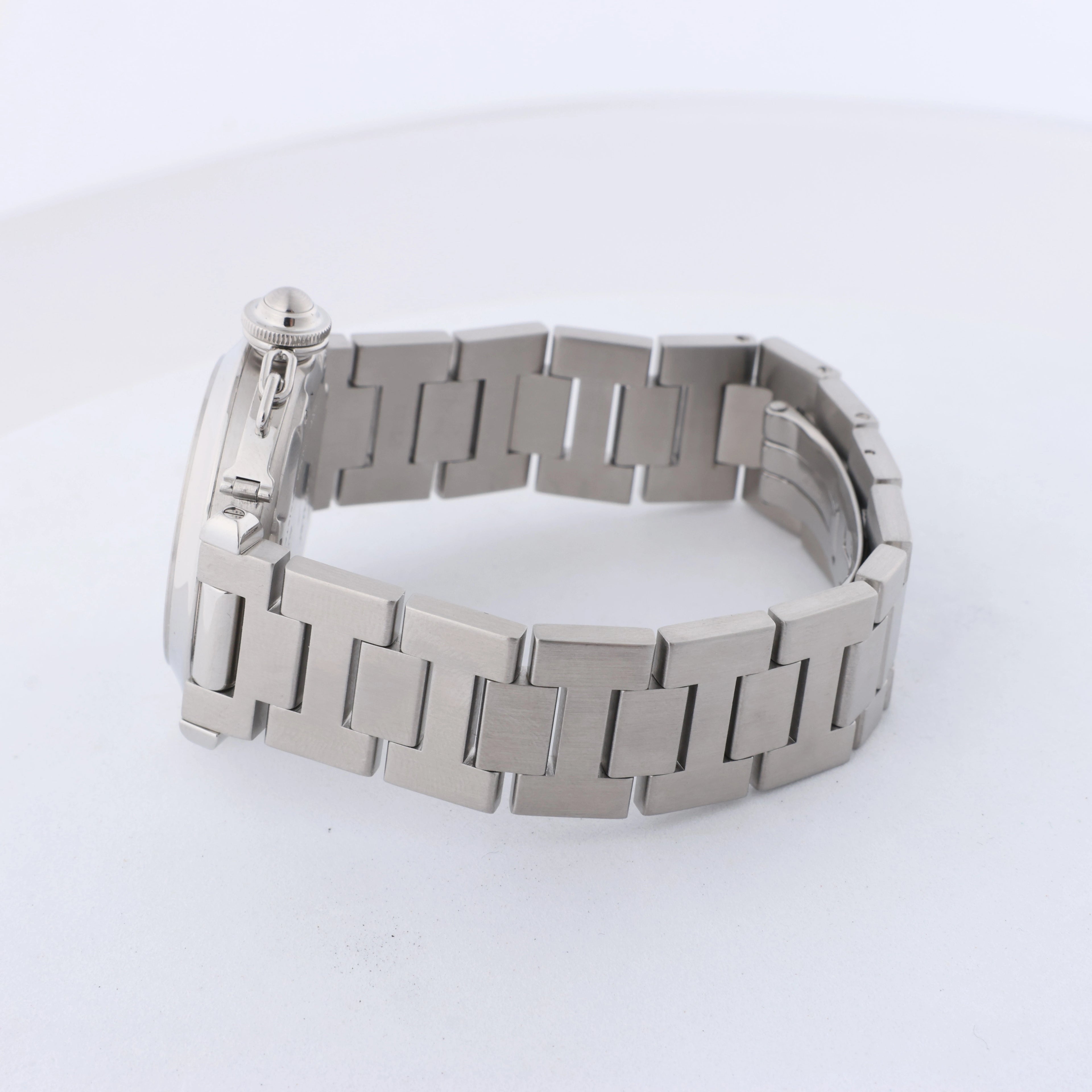 Reloj CARTIER Pasha C W31049M7 2550824719CD SS AT con esfera negra