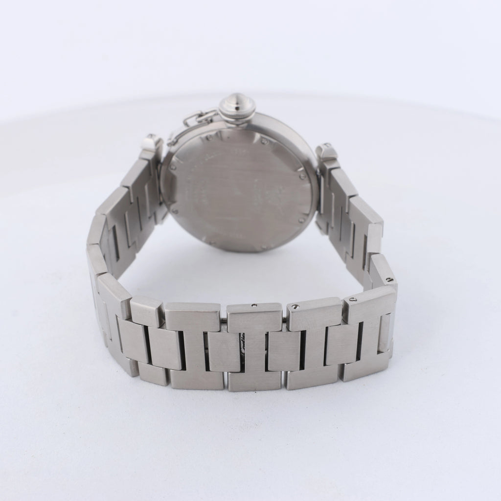Reloj CARTIER Pasha C W31049M7 2550824719CD SS AT con esfera negra