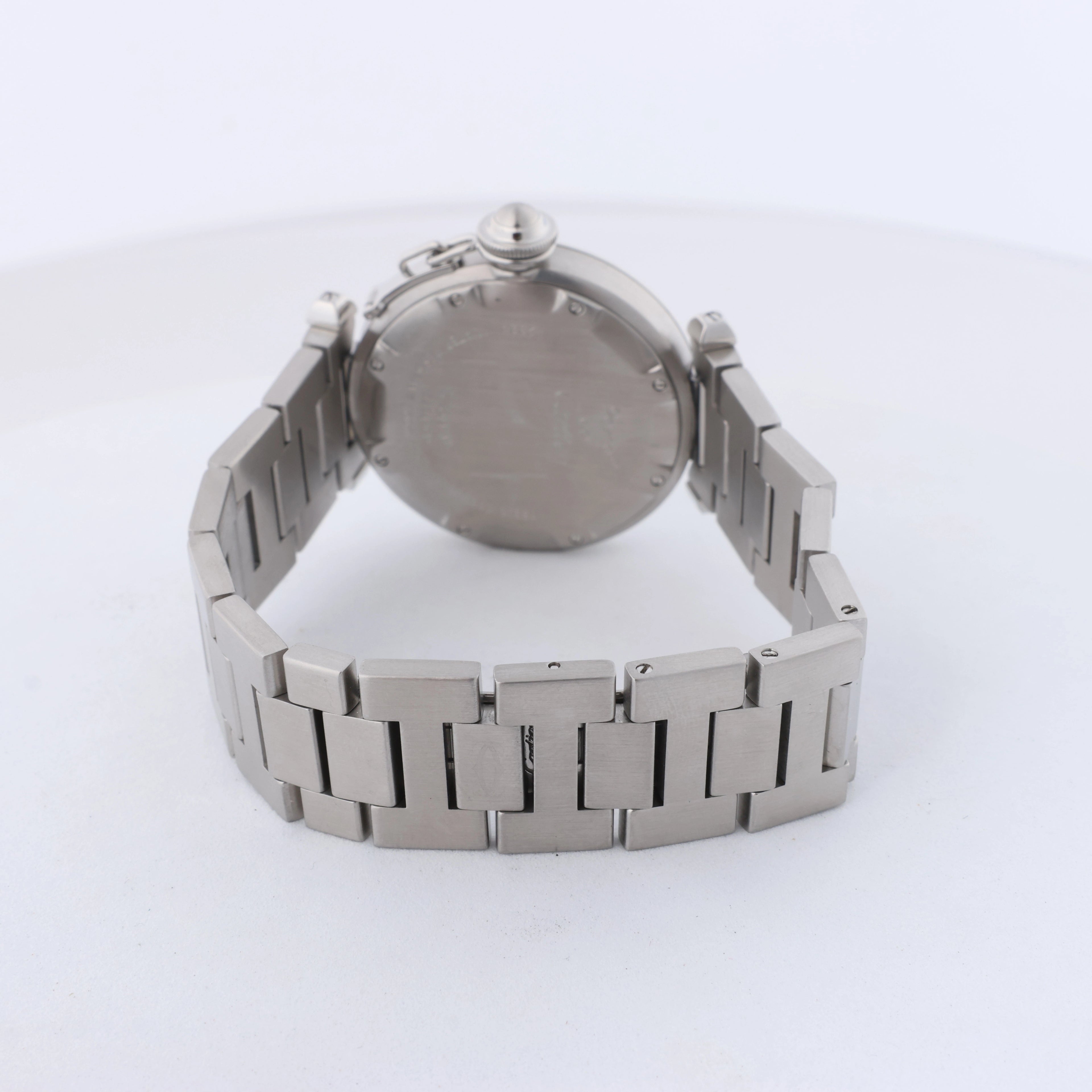 Reloj CARTIER Pasha C W31049M7 2550824719CD SS AT con esfera negra