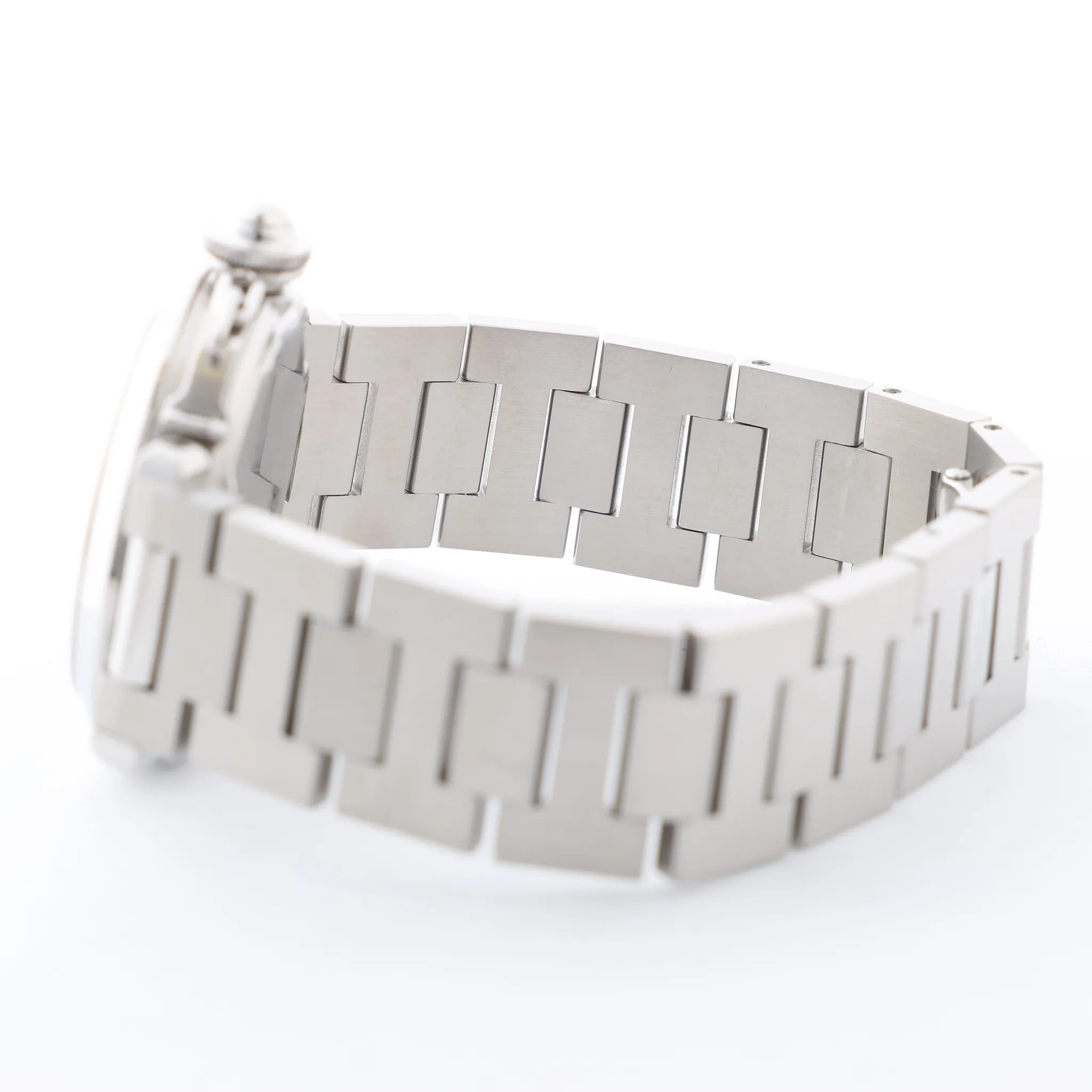 CARTIER Pasha W31044M7 2475117766PB SS AT White Dial Watch