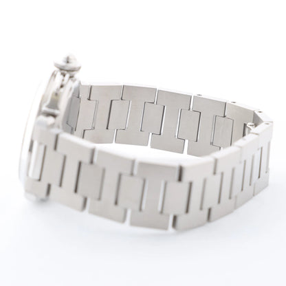 CARTIER Pasha W31044M7 2475117766PB SS AT Uhr mit weißem Zifferblatt