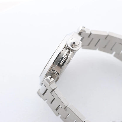 CARTIER Pasha W31044M7 2475117766PB SS AT Uhr mit weißem Zifferblatt